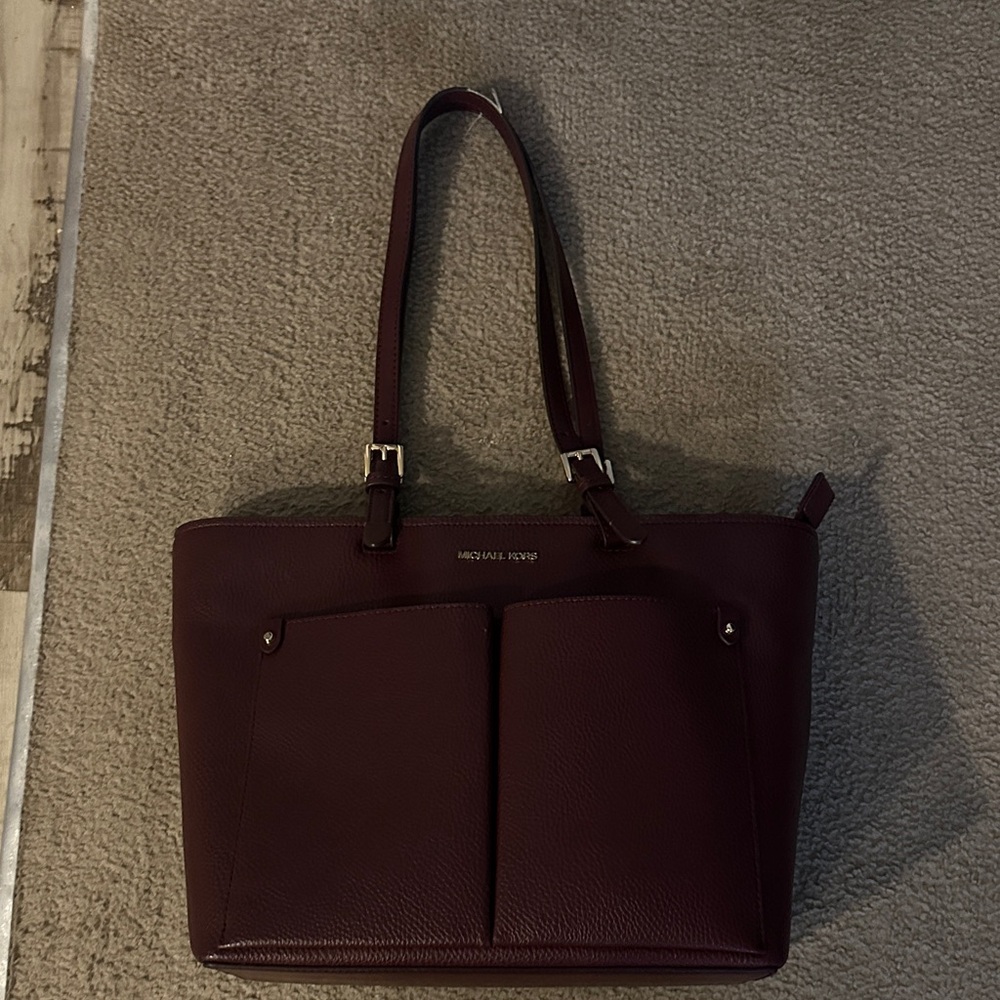 Michael Kors Deep Burgundy Tote